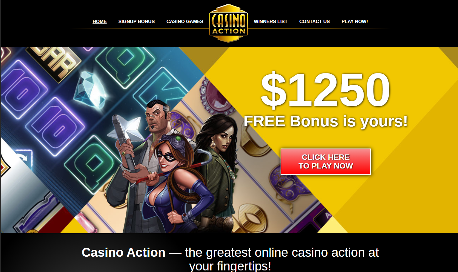 Casino Action logo.