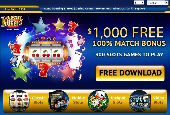 Lucky Nugget Online Casino Promotions.