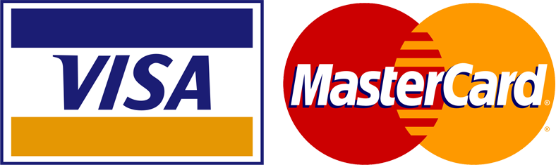 visa mastercard logo.