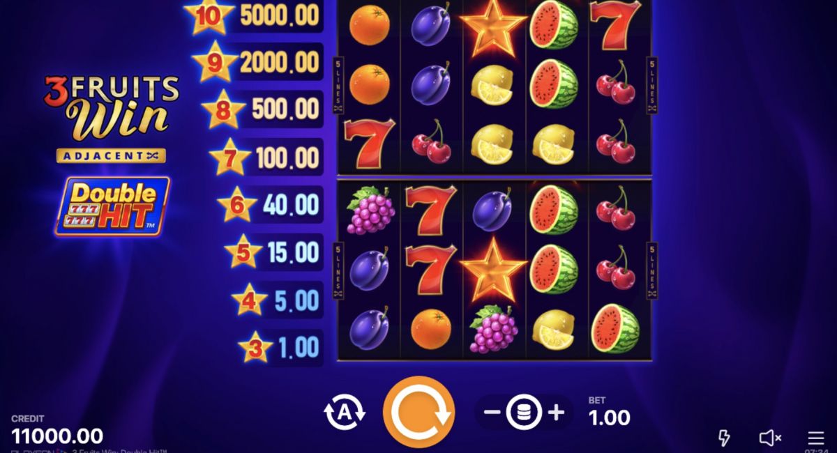 Slot 3 Fruits Win Double Hit